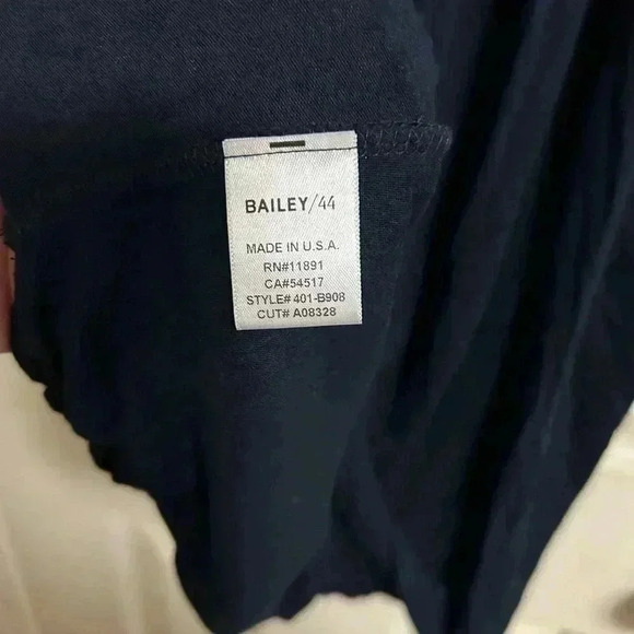 Bailey 44 Aviary Surplice Strappy Navy Blue Tank Top Size Small - Picture 6 of 7